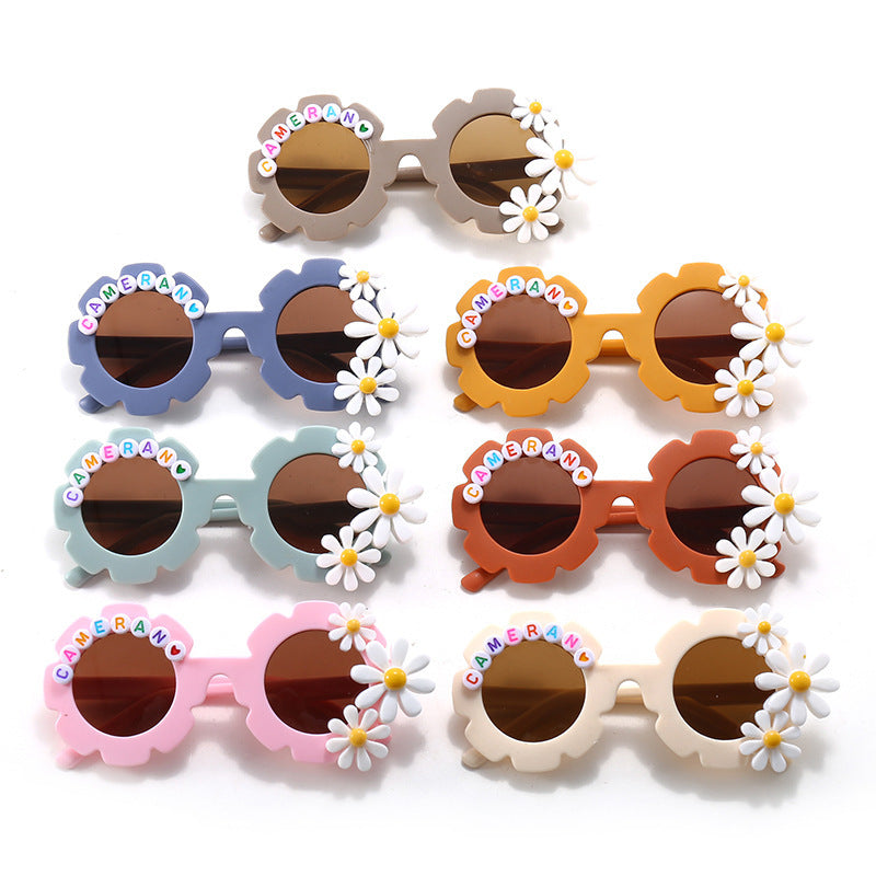 PC al por mayor 2023 Gafas de sol de New Flower Kids